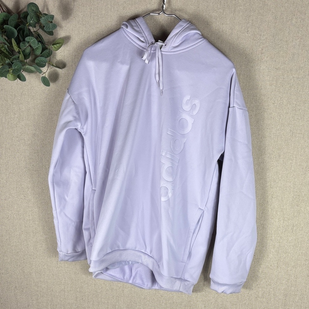 Adidas Lavender Hoodie Medium - Picture 4 of 7